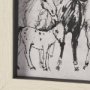 16172 - Pony Sketches II by Mercana Studio Hand-Embellished Framed Artwork Matted under Glass