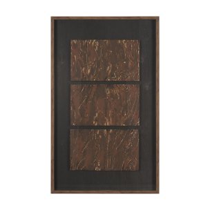 Ochre Drift by Mercana Studio Handmade Original Framed Artwork Matted under Glass
