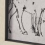 16181 - Pony Sketches II by Mercana Studio Hand-Embellished Framed Artwork Matted under Glass