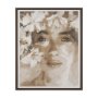 102797-FL - Repose by Mercana Studio Hand-Embellished Textured Framed Canvas Artwork
