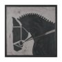 102803-FL - Steed 1 by Mercana Studio Hand-Embellished Textured Framed Canvas Artwork