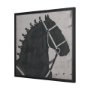 102804-FL - Steed 2 by Mercana Studio Hand-Embellished Textured Framed Canvas Artwork
