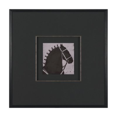 16170 - Steed 2 by Mercana Studio Hand-Embellished Framed Artwork Matted under Glass