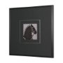 16170 - Steed 2 by Mercana Studio Hand-Embellished Framed Artwork Matted under Glass