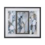 13030 - River Rocks by Liz Jardine a Hand Embellished Textured Framed Art Print Matted under Glass