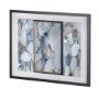 13030 - River Rocks by Liz Jardine a Hand Embellished Textured Framed Art Print Matted under Glass