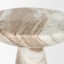71396 - Bellancia Rosa Pink Marble Pedestal Side Table