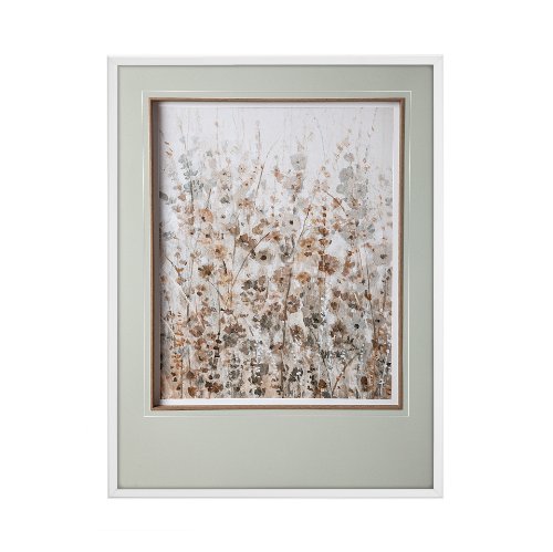 12579 - Early Fall Flowers I by Tim OToole a Hand Embellished Textured Framed Art Print Matted under Glass