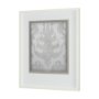 12925 - Shadow Ikat IV by Chariklia Zarris a Hand Embellished Textured Framed Art Print Matted under Glass