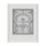 12927 - Shadow Ikat VI by Chariklia Zarris a Hand Embellished Textured Framed Art Print Matted under Glass