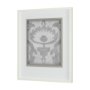 12927 - Shadow Ikat VI by Chariklia Zarris a Hand Embellished Textured Framed Art Print Matted under Glass