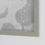 12922 - Shadow Ikat I by Chariklia Zarris a Hand Embellished Textured Framed Art Print Matted under Glass