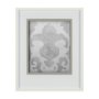 12923 - Shadow Ikat II by Chariklia Zarris a Hand Embellished Textured Framed Art Print Matted under Glass