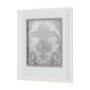 12923 - Shadow Ikat II by Chariklia Zarris a Hand Embellished Textured Framed Art Print Matted under Glass