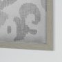 12923 - Shadow Ikat II by Chariklia Zarris a Hand Embellished Textured Framed Art Print Matted under Glass