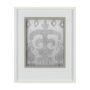 12924 - Shadow Ikat III by Chariklia Zarris a Hand Embellished Textured Framed Art Print Matted under Glass