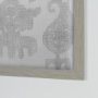 12924 - Shadow Ikat III by Chariklia Zarris a Hand Embellished Textured Framed Art Print Matted under Glass
