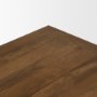 71298 - Trellyn 48" Dark Brown Wood w/ Carved Woven Base Square Coffee Table
