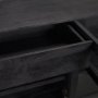 71311 - Suri Black Wood w/ Glass 4-Door Closed Sideboard
