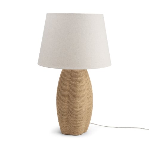 71508-AB - Portofino Natural Abaca Rope Table Lamp