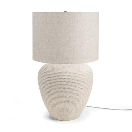 71506-AB - Newport Woven Rope Table Lamp