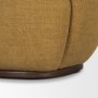 71500-AB - Hudson Mustard Fabric Upholstered Swivel Chair
