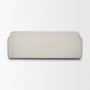 71571 - Saga Cream Fabric 3 Seater Sofa