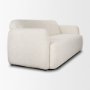 71571 - Saga Cream Fabric 3 Seater Sofa