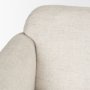 71571 - Saga Cream Fabric 3 Seater Sofa