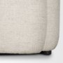 71571 - Saga Cream Fabric 3 Seater Sofa
