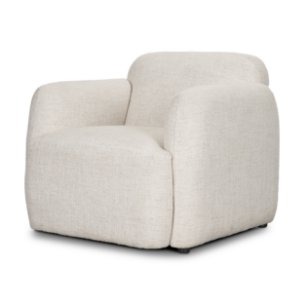 Saga Cream Fabric Upholstered Chair