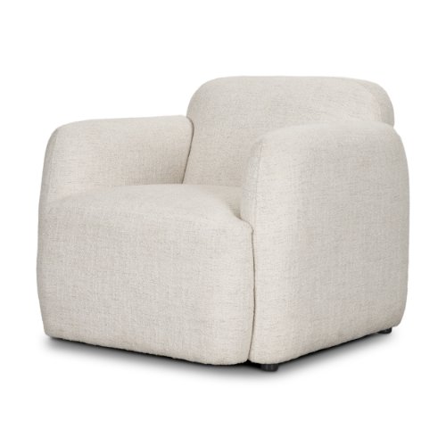 71572 - Saga Cream Fabric Upholstered Chair