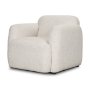 71572 - Saga Cream Fabric Upholstered Chair