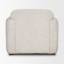 71572 - Saga Cream Fabric Upholstered Chair