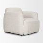 71572 - Saga Cream Fabric Upholstered Chair