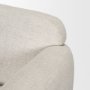71572 - Saga Cream Fabric Upholstered Chair