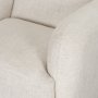 71572 - Saga Cream Fabric Upholstered Chair