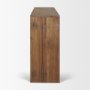 71408 - Vance Mid-Dark Brown Reclaimed Wood Rounded Console Table