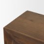 71408 - Vance Mid-Dark Brown Reclaimed Wood Rounded Console Table