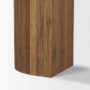 71408 - Vance Mid-Dark Brown Reclaimed Wood Rounded Console Table