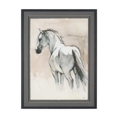 16182 - Elegant Beauties I by Mercana Studio Hand-Embellished Framed Artwork Matted under Glass