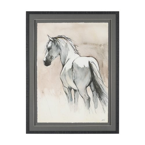 16182 - Elegant Beauties I by Mercana Studio Hand-Embellished Framed Artwork Matted under Glass