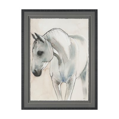 16183 - Elegant Beauties II by Mercana Studio Hand-Embellished Framed Artwork Matted under Glass