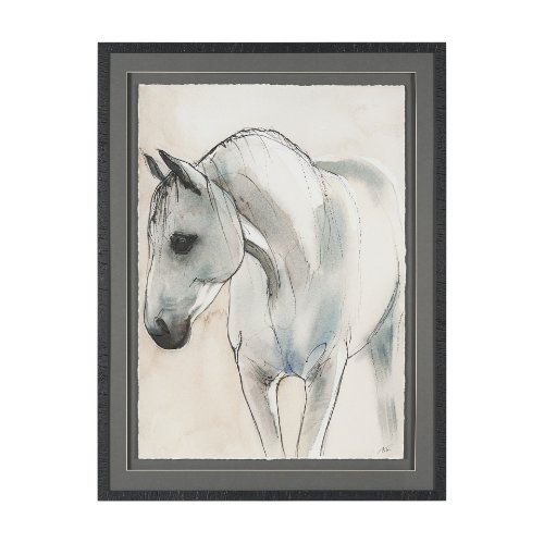 16183 - Elegant Beauties II by Mercana Studio Hand-Embellished Framed Artwork Matted under Glass