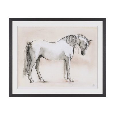 16184 - Elegant Beauties III by Mercana Studio Hand-Embellished Framed Artwork Matted under Glass