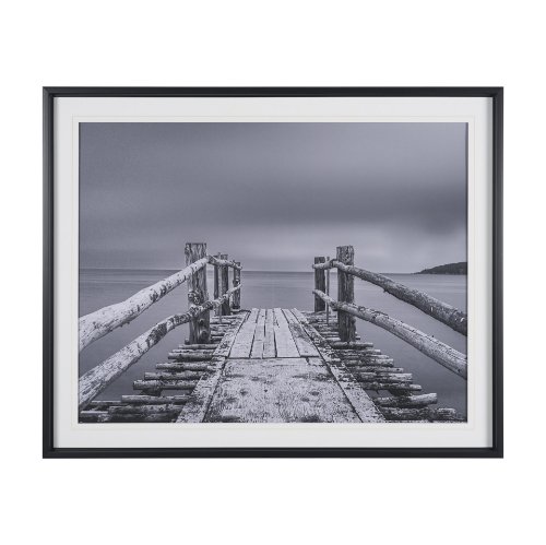 16186 - Where Water Waits by Chad Mackay Textured FramedPhoto Print Matted under Glass