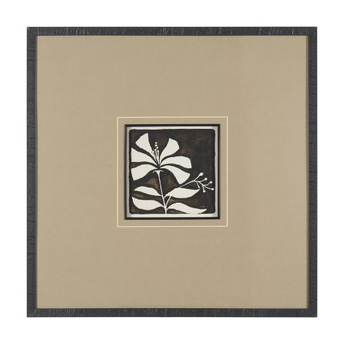 16198 - Spanish Tile Dark I by Mercana Studio Textured Framed Artwork Matted under Glass