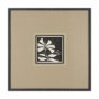 16198 - Spanish Tile Dark I by Mercana Studio Textured Framed Artwork Matted under Glass
