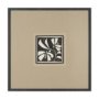 16200 - Spanish Tile Dark III by Mercana Studio Textured Framed Artwork Matted under Glass