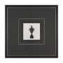 16203 - Equestrian Etching II by Mercana Studio Hand-Embellished Textured Framed Artwork Matted under Glass